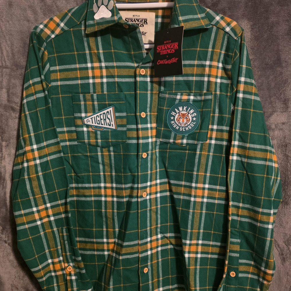 Stranger Things x Cakeworthy Hawkins High School Flannel (Size S/P)